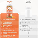 Kids Focus Gummies – Saffron, Magnesium Glycinate, L-Theanine & Inositol Supplement for Kids & Teens – Focus, Attention & Calm – Vegan, Sugar-Free, Non-GMO