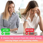 Vitamin B Complex Gummies for Women & Men - Vitamin B12, B1, B2, B3, B5, B6, B-Complex Vitamin Supplements for Energy & Immune Support, Sugar-Free/Vegan, Raspberry Flavor 120 Count