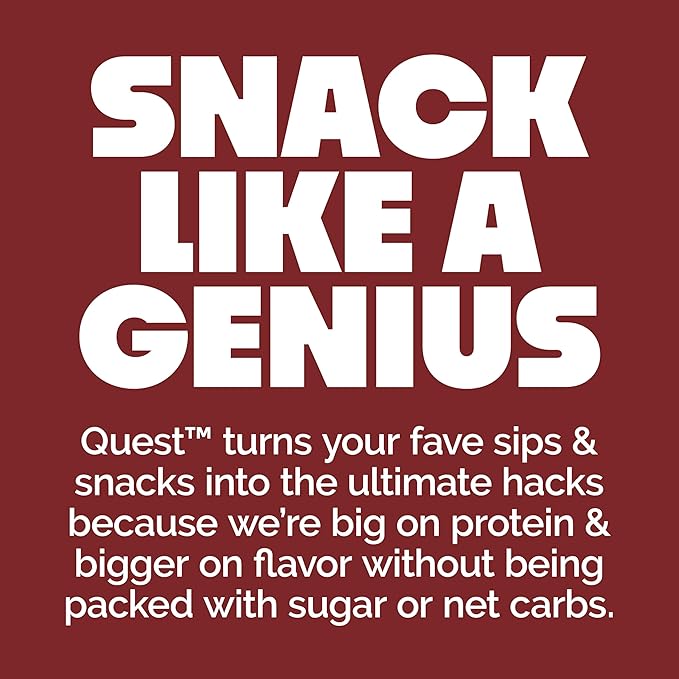 Quest Nutrition Nacho Cheese Tortilla Style Protein Chips, 18g Protein, 4g Net Carb, Low Carb, Gluten Free, 1.1 oz (Pack of 12)