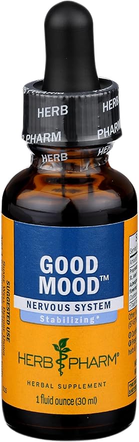 Herb Pharm Good Mood Liquid Herbal Formula with St. John's Wort for Healthy Emotional Balance - 1 Ounce