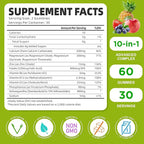 Calcium Magnesium Zinc Supplement with Vitamin D3, Sugar Free Calcium Gummies for Women Men, High Potency Magnesium Gummies for Bone & Muscle & Immune Health, Mixed Flavors - 60 Count