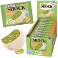 FitnesSHOCK Pistachio White Chocolate Protein Brownie – Low Sugar Dessert Snack (2g Total Sugar, No Added Sugar) – Healthy Snack – 10 Count