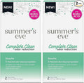 Summer's Eve Feminine Douche, Complete Clean | Odor Reduction | Boric Acid Complex | 2 Units | 4.5 oz Each