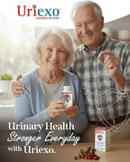 Uriexo Double Action Support Cranberry Pills - Urinary Tract Health Supplement with 36mg Proanthocyanidins PACs & 2000mg D-Mannose, Capsules for Men & Women, Non-Antibiotic Formula, 30 Day Supply