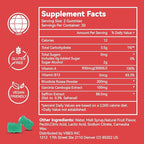 Saffron Supplements Gummies, Saffron Extract for Positive Mood & Calm Nerve, Boost Energy, with Garcinia Cambogia, Vitamin A, B12, Rhodiola Rosea - 120 Gummies