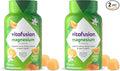 vitafusion Magnesium Gummy Supplement, Bring Calm to Your Vitamin Routine, Tropical Citrus Flavor, 60 Gummies, (Pack of 2)