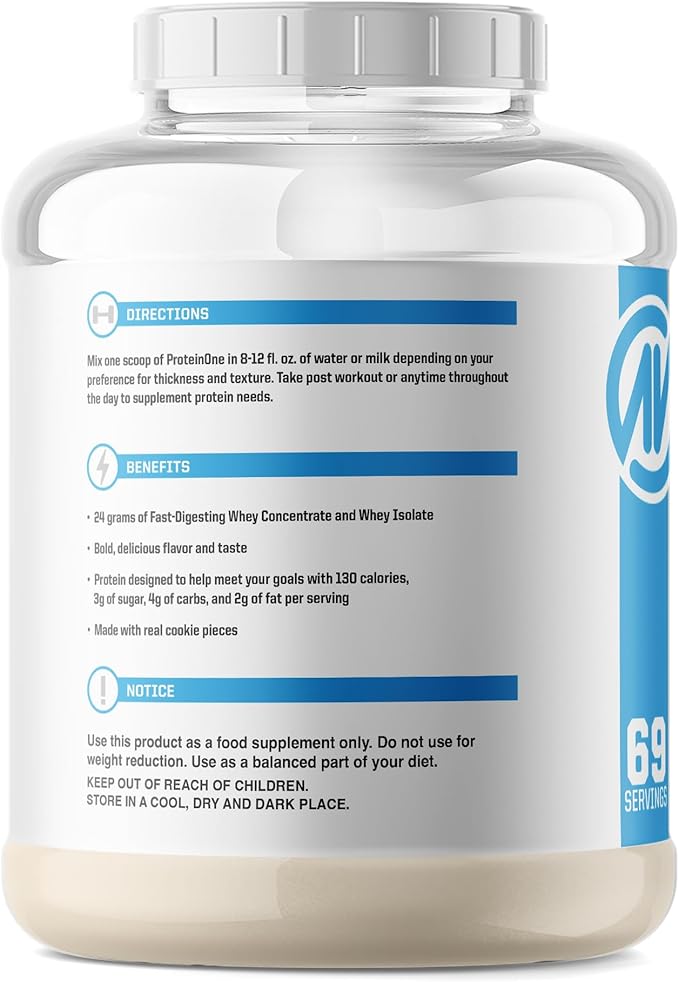 NutraOne ProteinOne Caramel Cookie Crunch - 5lbs