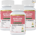 Probiotics and Prebiotics for Women pH Balance & Digestive Health - 60 Billion Vaginal Probiotic with Cranberry & D-Mannose for Gut, Urinary, Immune Health, Vegan & Non-GMO | 270 Capsules