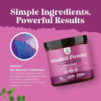 Premium Myo-Inositol & D-Chiro Inositol Powder - Fertility Support Supplement with Myo Inositol - Restore Hormone Balance & Clarity - Provides Ovarian Support - Inositol Supplement for Women - 250g