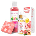 Feminine Wash & Yoni Soap Bar & Yoni Oil for Women pH Balance, Yoni Wash for Moisturizing Remove Odor, 5.07 Fl.Oz Ph Wash 1 Fl.Oz Organic Feminine Oil & 3.53oz Yoni Bar (Peach)