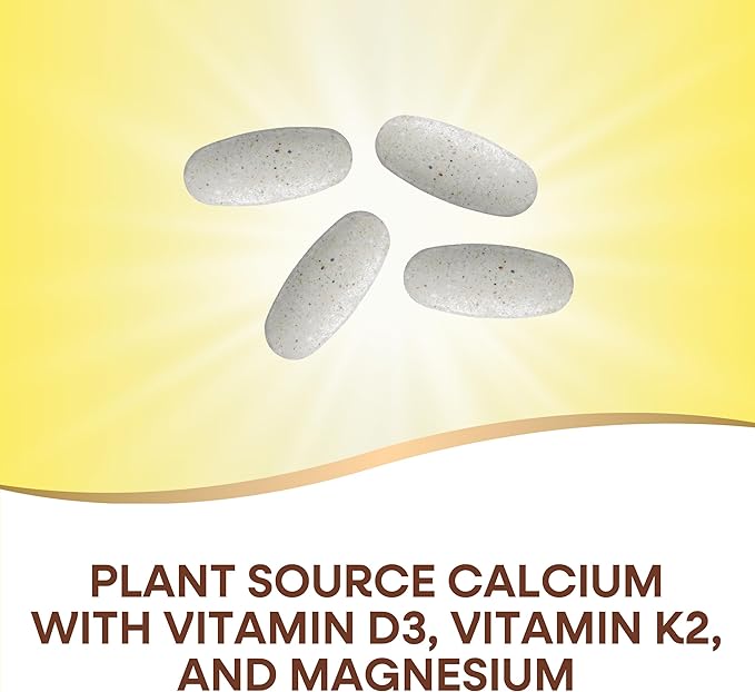 Nature's Way Alive! Calcium Max Absorption 1200 mg Calcium per 4 Tablets with Vitamin D3, Bone Support*, Vitamin D3 & K2, Magnesium, 120 Tablets (Packaging May Vary), (Pack of 2)