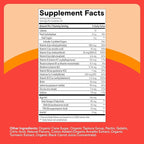 SmartyPants Kids Multivitamin Gummies, Omega 3 (DHA/EPA), Vitamins D3, C, B12, B6, Vitamin A, K & Zinc, Gluten Free, Three Fruit Flavors, 80 Count (40 Day Supply)