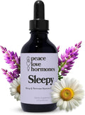 peace. love. hormones. Sleepy Natural Sleep Aid & Nervous System Support – Herbal Supplement – Helps Ease Occasional Bloating - Supports Skin Clarity– Non-Drowsy Herbal Formula