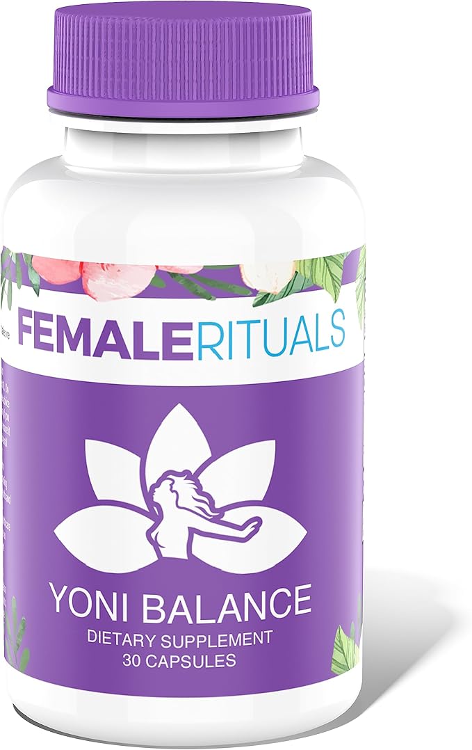 Yoni Balance Vaginal Pills – 30 Count | Natural Vaginal Rejuvenation & Moisturizer for Dryness | Kacip Fatimah Formula – No Gel or Cream Required