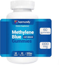 Methylene Blue Gummies USP Grade 2%, 60 Days Supply, Proudly USA Company, Vegan, Non-GMO 60 Cnts