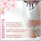 Prenatal Vitamins for Women - Prenatal Multivitamin with Folic Acid & Omega 3 DHA Fetal Development Support - Pregnancy Vitamin Supplement with, Vitamin A, C, D, B6, B12 & Iron - 60 Softgels
