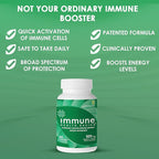 Ultra Strength Immunity - Clinically Proven Immune Support - Wellmune Highly Purified Beta Glucan - Gluten-Free, Non-allergenic, Non-GMO and Vegan Capsules - 60 Capsules, 500 mg