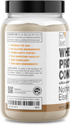 It's Just! - 100% Whey Protein Concentrate, Made in USA, Premium WPC-80, Natural Cocoa Powder (2.5 Pound, Chocolate)