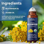 Organic Helichrysum Essential Oil Roll On 10 ml – Natural Aromatherapy Blend for Skin Care, Relaxation, Calm Mind, Stress Relief & Daily Wellness – Nexon Botanics