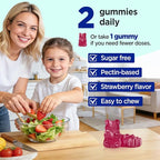 Zinc Gummies - Zinc Picolinate 50mg, Sugar Free, Highly Absorbable Zinc Picolinate Supplement for Kids & Adults, Support Growth, Immune Function, Skin Health, 60 Gummies