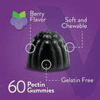 Viteey Sambucus Elderberry Gummies for Adults – Elderberry Vitamin C and Zinc Immunity Gummies - Vegan, Gluten-Free – 60 Count