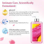 2Packs Refresh Gentle Intimate Wash, Daily Cleanser with Lactic Acid & Menthol, pH Balanced for Sensitive Skin, 10.14 fl oz(Man&Women)