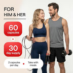 Berberine 500 mg GLP-1 Weight Loss Supplement – Berberine HCl with Ceylon Cinnamon, Probiotics, Vitamin D3 & K2 – Glucose Metabolism & Appetite Support – 1 Pack - 60 Capsules