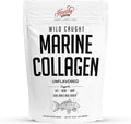 HEARTHY FOODS Marine Collagen Powder 16 Oz - Sourced from Wild-Caught Fish, Pescatarian Friendly, Keto Certified & Non-GMO Verified - Easy to Mix in Water - 45 Servings