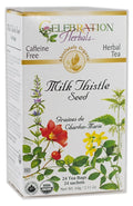 Celebration Herbals Organic Milk Thistle Seed Herbal Tea -- 24 Tea Bags, NET WT.60, 2.11 OZ