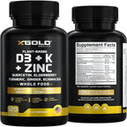 Vitamin D, K2, K1, Zinc, Quercetin, Elderberry, Turmeric, Ginger & Echinacea Whole Food Supplement 8 in 1- D3 5000 IU Plant-Based from Lichen, Vitamin K (K2 MK7, MK4, K1), D3 K2 Vitamins -120 Capsules