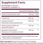 Urinary Tract Health Supplement for Women- Cranberry Extract, D-Mannose Treatment- UTI Prevention, Promote Natural UT Balance, Flush Impurities- Fast Acting, Feminine Female Health-Large 90 Ct