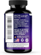 Glucosamine Chondroitin & MSM - 3x Strength Joint Support Supplement for Mobility & Comfort - Glucosamine Complex with Turmeric, Boswellia, Bromelain & Quercetin - Bottled in USA - 60 Capsules