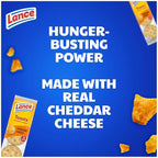 Lance Sandwich Crackers, Toasty Cheddar, 10 Individually Wrapped Packs, 6 Sandwiches Each