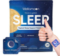 Wellamoon Original Sleep Patches for Adults Extra Strength | Easy-to-Apply Sleep Patch with Melatonin & Valerian | Relax & Wake Up Refreshed | Long-Lasting Night Comfort for Men & Women | 28 Patches