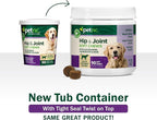 Petnc Hip & Joint Health Supplement for Dogs (90 Chews), Glucosamine Chondroitin MSM Dog Chews with Hyaluronic Acid, Liver Flavored Bone & Joint Support Supplement, For All Breeds