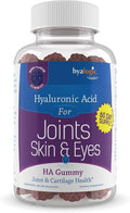 Hyalogic Hyaluronic Acid Gummies – Supplement for Joint, Skin & Eyes – Mixed Berry Flavor – Gummy Vitamins for Women & Men – Gluten-Free, Non-GMO, 60 Count
