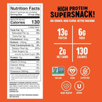 The Only Bean - Crunchy Roasted Edamame Beans (Buffalo), Keto Snacks, Healthy Snacks For Adults and Kids, Low Carb High Protein Snacks, Gluten Free Snack, Vegan Keto Food - 4 oz (3 Pack)