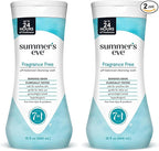 Summer's Eve Fragrance Free All-Over Feminine Wash, Gentle pH-Balanced Body Wash for Women, Removes Vaginal Odor, 15 Fl Oz (Pack of 2)