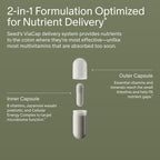 Seed DM-02 Daily Multivitamin - 100% DV Essential Vitamins and Minerals for Women & Men - Helps Fill Daily Nutrient Gaps - Immune, Bone, Hair, Skin & Nails Health - Vegan - 30 Capsules (30-Day Supply)