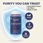 Sleep Aid Without Melatonin for Adults - 60 Capsules - Herbal, Vegan & Gluten Free Sleep Supplement Aid - Pastillas para dormir - Sleep Deeply Made in the USA