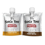 Rich Piana 5% Nutrition Snack Time | Squeezable Protein Shots | High Protein Snack Pouches | Convenient, Real Food Protein from Peanuts & Egg Whites | 10-Count (Peanut Butter)