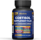 11in1 Cortisol Plus Supplement, 11in1 Ashwagandha and Natural Herbal Complex Vitamin Blend for Daily Mood, Focus and Sleep, Suitable for Women and Men 60 Capsules