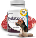 K9 Select Melatonin for Dogs - Calming Chews - Dog Melatonin for Sleep - Reduce Stress, Helps Overall Health Composure Calming Treats for Small Dogs - 1 mg, 180 Beef Flavored Chewable Tablets