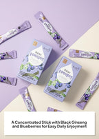Blueberry Collagen with Black Ginseng, Liquid Stick Supplement, No Added sugars and preservatives