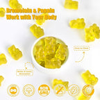 Bromelain Papain Enzyme Gummies Supplement: Bromelain 500MG with Querectin Gummies for Adults Kids, Organic Bromelain Papaya Enzymes Chewable for Digestive Support Immunity Antioxidant Vegan 60CT