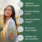 PlantFusion Organic Multivitamin for Women with Iron, One Daily Vegan Multivitamin with Plant Based B12, D3 & Whole Food Blend for Energy & Immune Support - 60 Tablets (2 Month Supply)