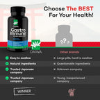 Daiwa GastroImmune - Gut Health and Immunity Supplement - Non-GMO, Protein-Based Formula for Digestive Wellness – 60 Capsules