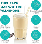 Reignite Wellness by JJ Virgin | Vanilla Paleo-Inspired All-in-One Shake | Gluten Free + Dairy Free Protein Powder | Contains 20G of Beef Protein with Vitamins, Minerals, Amino Acids | 30 Servings