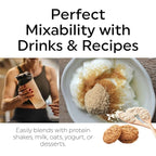 山本漢方製薬株式会社 YAMAKAN Soybean Powder with Premium Black Beans & Black Sesame Made in Japan, Kinako Powder for Protein Drinks, Liquid Meal Supplement, Nutrition for Smoothies, Shakes & Cooking, 7.1 Oz