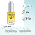 Burt's Bees Gua Sha Face Oil With Rosehip Seed Extract,Reduces Appearance of Fine Lines and Wrinkles,Use with Ice Roller & Facial Tools,Natural Origin Skin Care,0.51 fl. oz.,(Pack of 2)